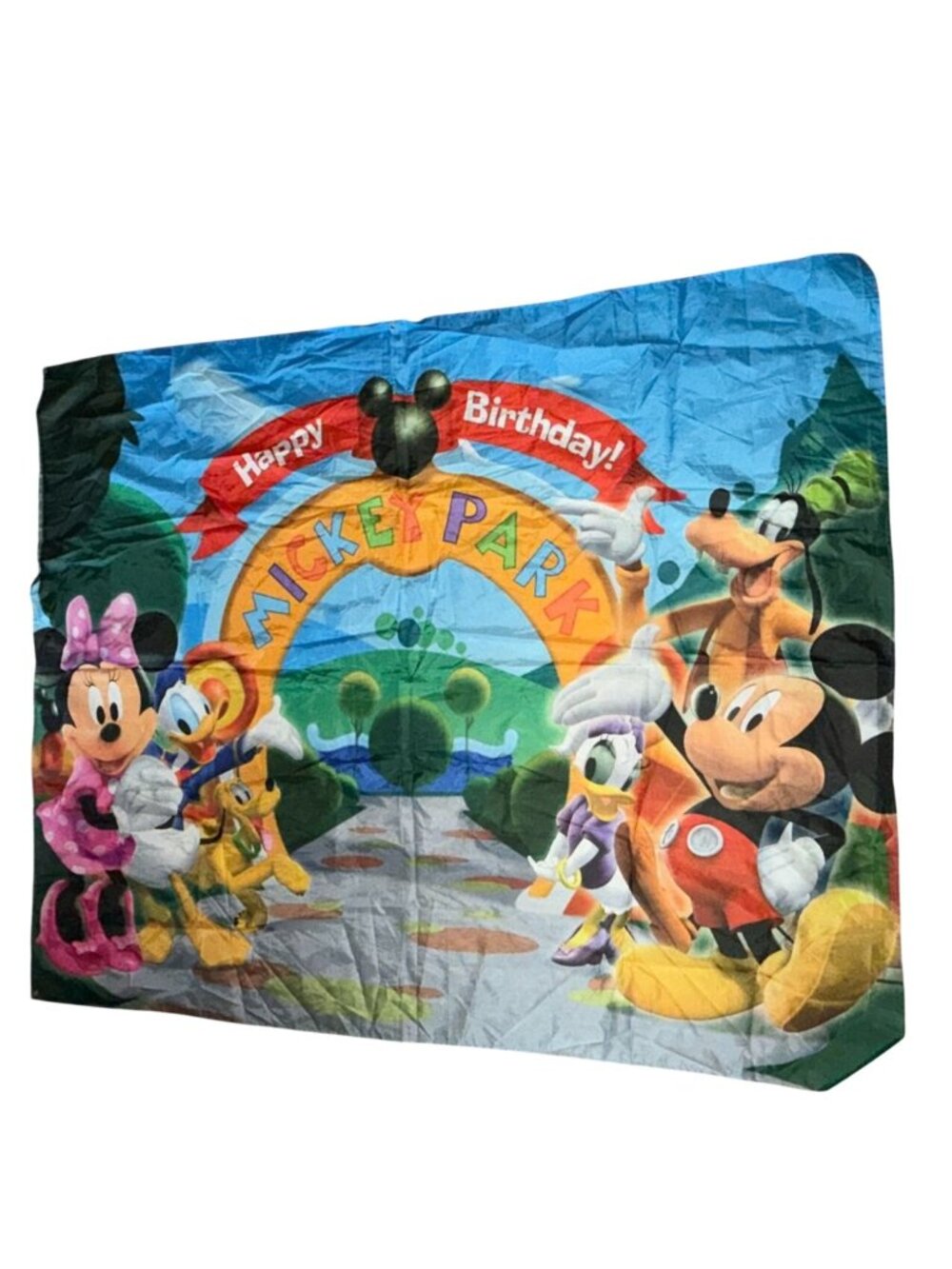 Mickey Mouse Clubhouse themed birthday party backdrop-69"x57"-Used